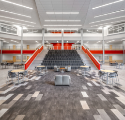 Big Walnut High School's Academic Commons Learning Staircase